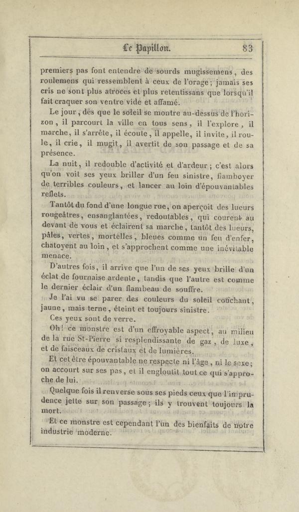 
						Affichage en mode lecture de la page
					