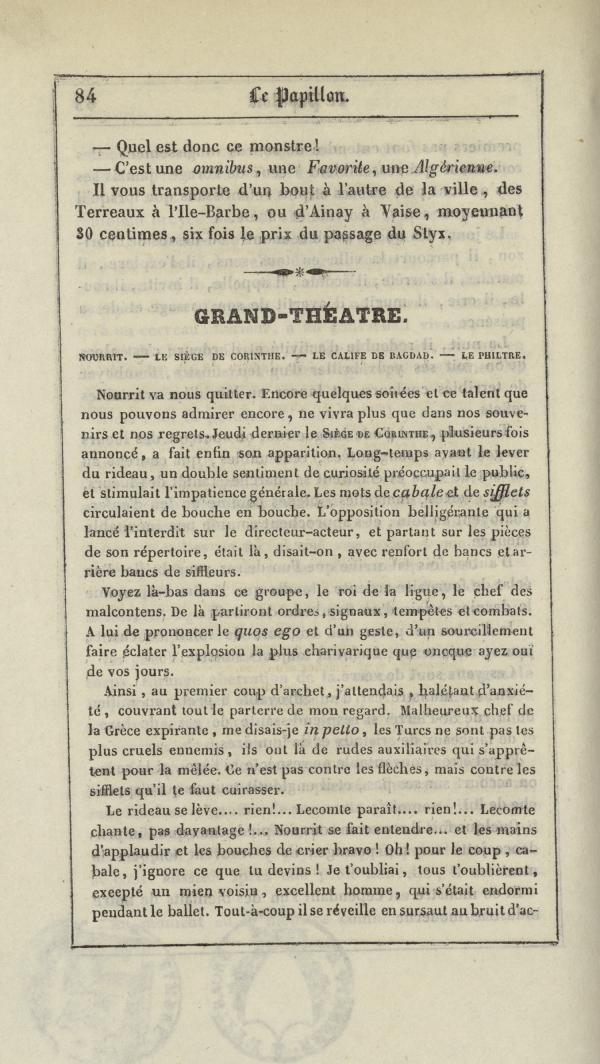 
						Affichage en mode lecture de la page
					