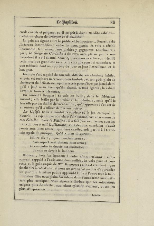 
						Affichage en mode lecture de la page
					