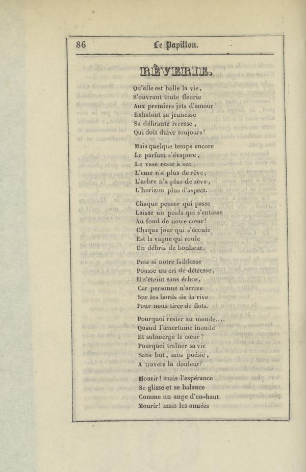 
						Affichage en mode lecture de la page
					