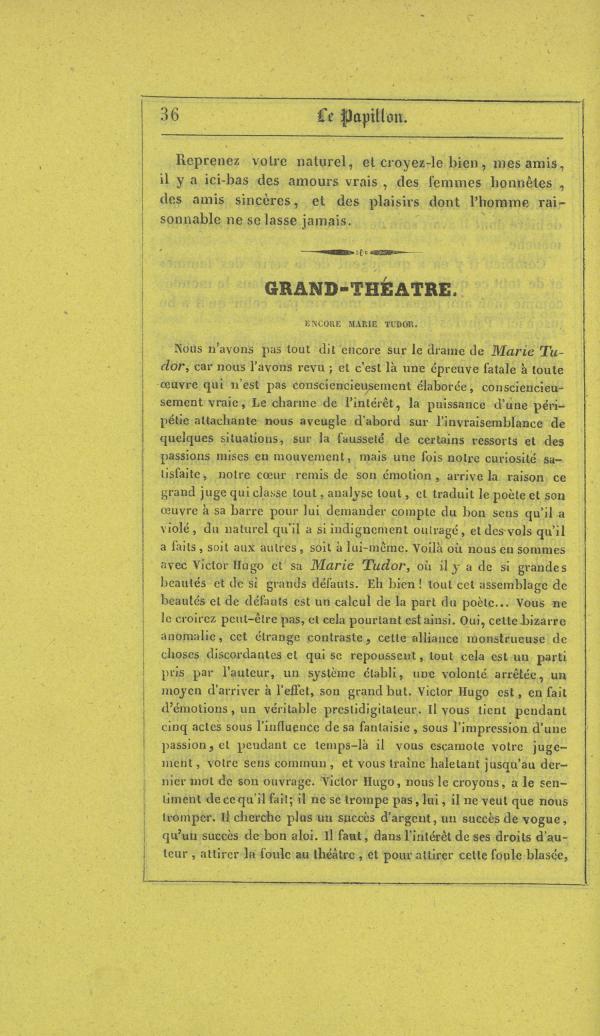 
						Affichage en mode lecture de la page
					