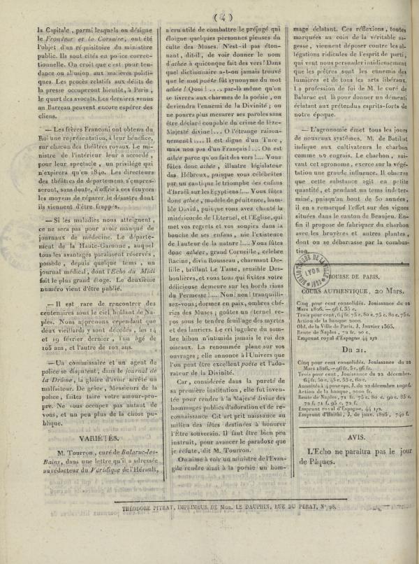 
						Affichage en mode lecture de la page
					