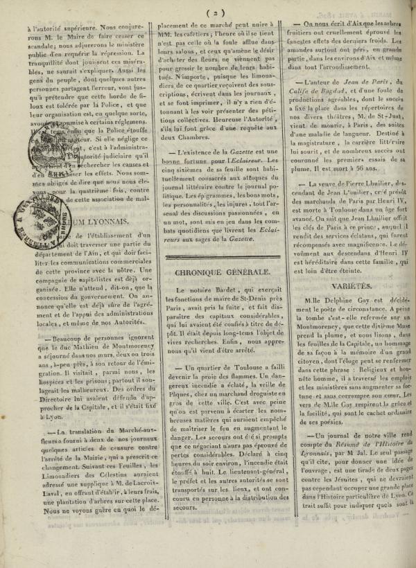 
						Affichage en mode lecture de la page
					