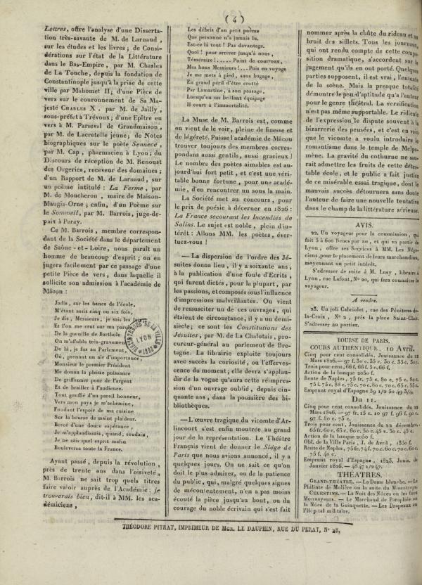 
						Affichage en mode lecture de la page
					