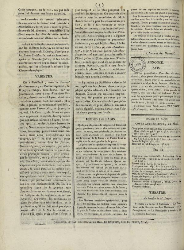 
						Affichage en mode lecture de la page
					