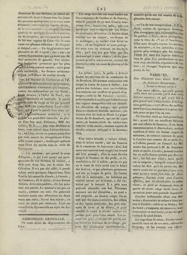 
						Affichage en mode lecture de la page
					