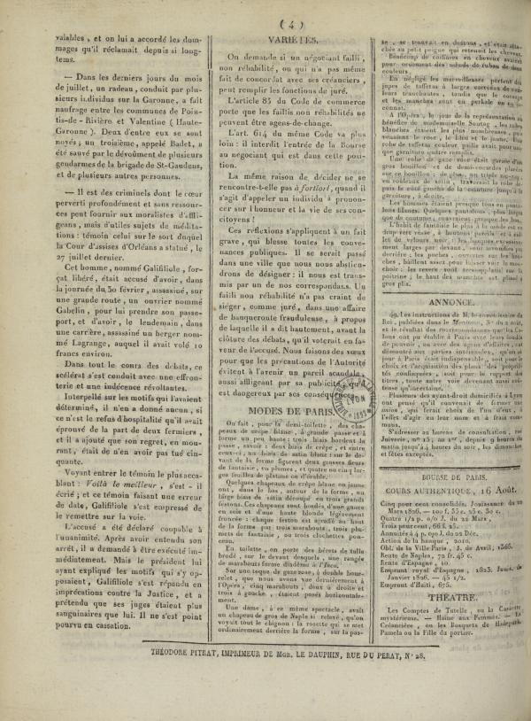 
						Affichage en mode lecture de la page
					