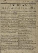Journal du département de la Loire, N°229, pp. 1