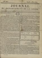 Journal du département de la Loire, N°258