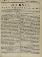Journal du département de la Loire, N°261
