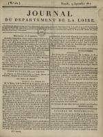 Journal du département de la Loire, N°262