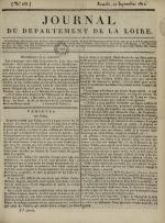 Journal du département de la Loire, N°263
