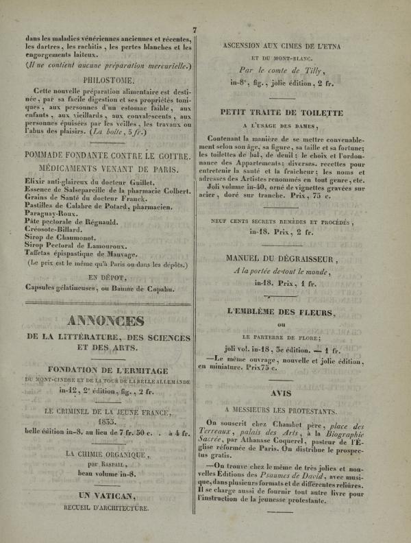 
						Affichage en mode lecture de la page
					