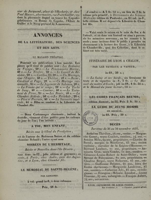 
						Affichage en mode lecture de la page
					
