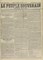 Le Peuple souverain : journal des intérêts démocratiques et du progrès social, N°176, pp. 1