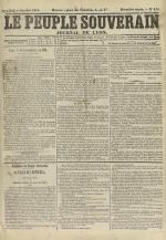 Le Peuple souverain : journal des intérêts démocratiques et du progrès social, N°179, pp. 1