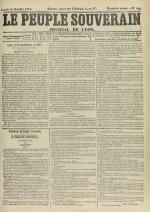 Le Peuple souverain : journal des intérêts démocratiques et du progrès social, N°188, pp. 1
