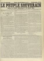 Le Peuple souverain : journal des intérêts démocratiques et du progrès social, N°212, pp. 1