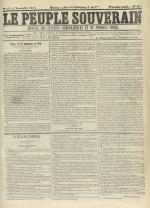 Le Peuple souverain : journal des intérêts démocratiques et du progrès social, N°213, pp. 1