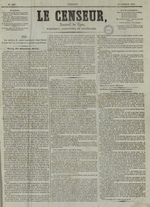 Le Censeur : journal de Lyon, politique, industriel et littéraire, N°1893, pp. 1