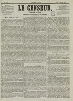 Le Censeur : journal de Lyon, politique, industriel et littéraire, N°1915, pp. 1