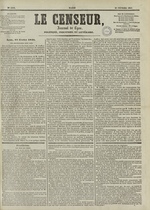 Le Censeur : journal de Lyon, politique, industriel et littéraire, N°1938, pp. 1