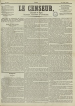 Le Censeur : journal de Lyon, politique, industriel et littéraire, N°1977, pp. 1