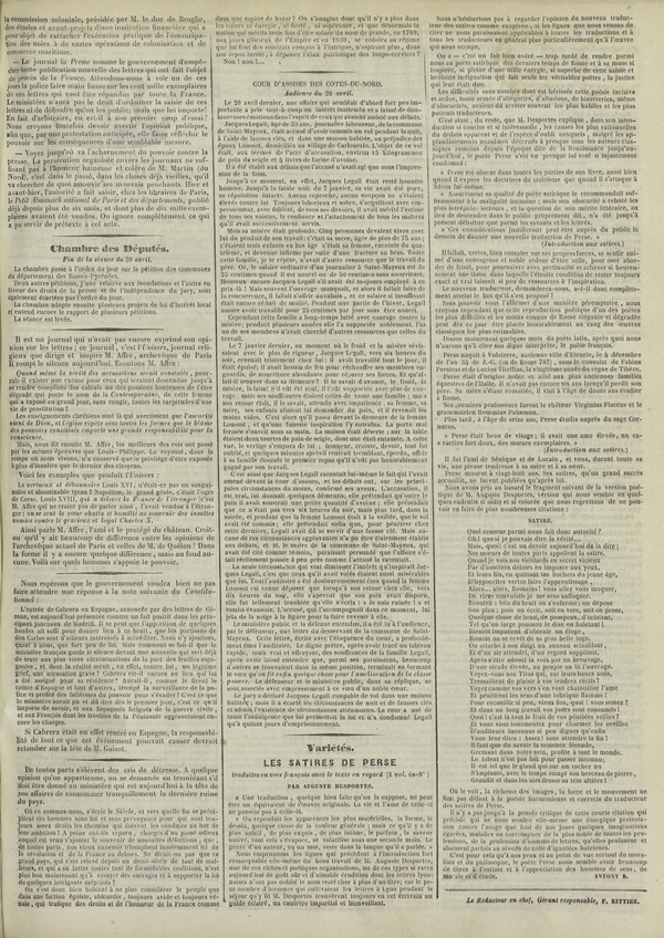 
						Affichage en mode lecture de la page
					