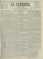 Le Censeur : journal de Lyon, politique, industriel et littéraire, N°2015, pp. 1