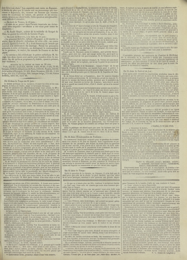 
						Affichage en mode lecture de la page
					