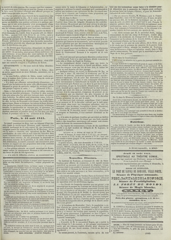 
						Affichage en mode lecture de la page
					