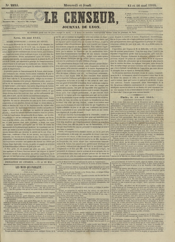 
						Affichage en mode lecture de la page
					