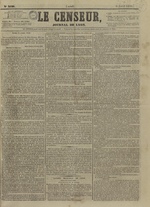 Le Censeur : journal de Lyon, politique, industriel et littéraire, N°3520, pp. 1
