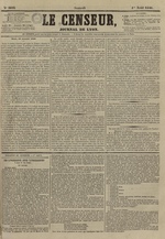 Le Censeur : journal de Lyon, politique, industriel et littéraire, N°3618