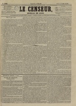 Le Censeur : journal de Lyon, politique, industriel et littéraire, N°3620