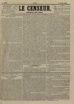 Le Censeur : journal de Lyon, politique, industriel et littéraire, N°3622