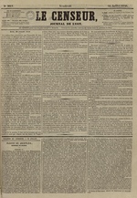 Le Censeur : journal de Lyon, politique, industriel et littéraire, N°3617