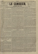 Le Censeur : journal de Lyon, politique, industriel et littéraire, N°3630