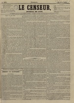 Le Censeur : journal de Lyon, politique, industriel et littéraire, N°3631