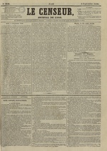 Le Censeur : journal de Lyon, politique, industriel et littéraire, N°3646