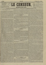 Le Censeur : journal de Lyon, politique, industriel et littéraire, N°3648