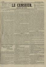 Le Censeur : journal de Lyon, politique, industriel et littéraire, N°3652