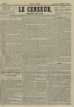 Le Censeur : journal de Lyon, politique, industriel et littéraire, N°3656