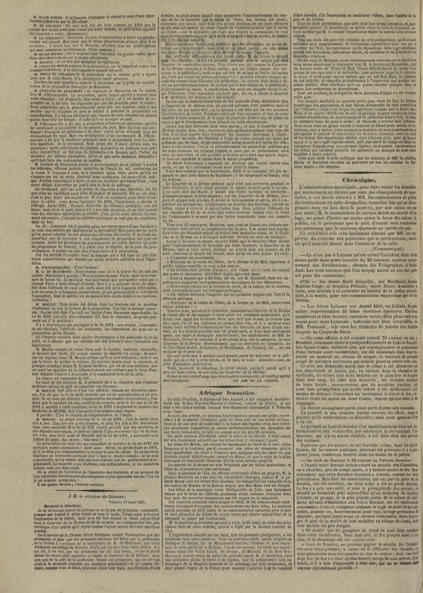 
						Affichage en mode lecture de la page
					