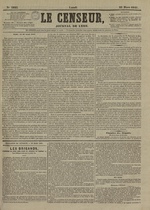 Le Censeur : journal de Lyon, politique, industriel et littéraire, N°3823, pp. 1