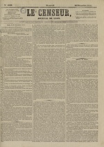 Le Censeur : journal de Lyon, politique, industriel et littéraire, N°4050