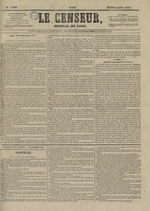 Le Censeur : journal de Lyon, politique, industriel et littéraire, N°4051
