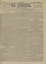 Le Censeur : journal de Lyon, politique, industriel et littéraire, N°4054