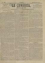 Le Censeur : journal de Lyon, politique, industriel et littéraire, N°4058