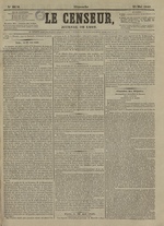 Le Censeur : journal de Lyon, politique, industriel et littéraire, N°8639